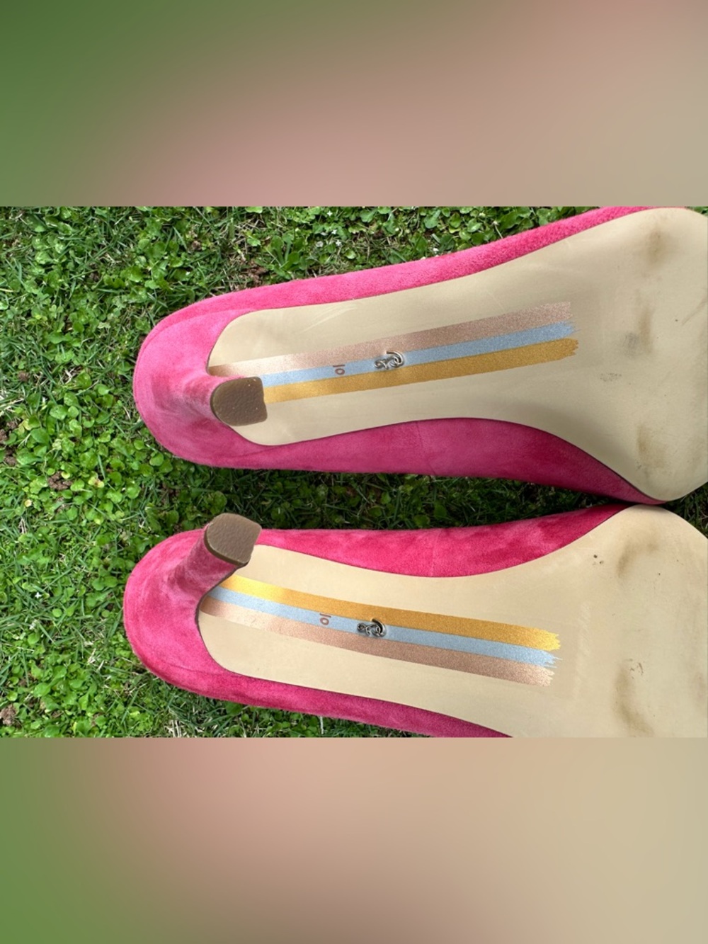 Sam Edelman Hazel Pointed Toe Pump Suede Pink Size 10 - Picture 7 of 7